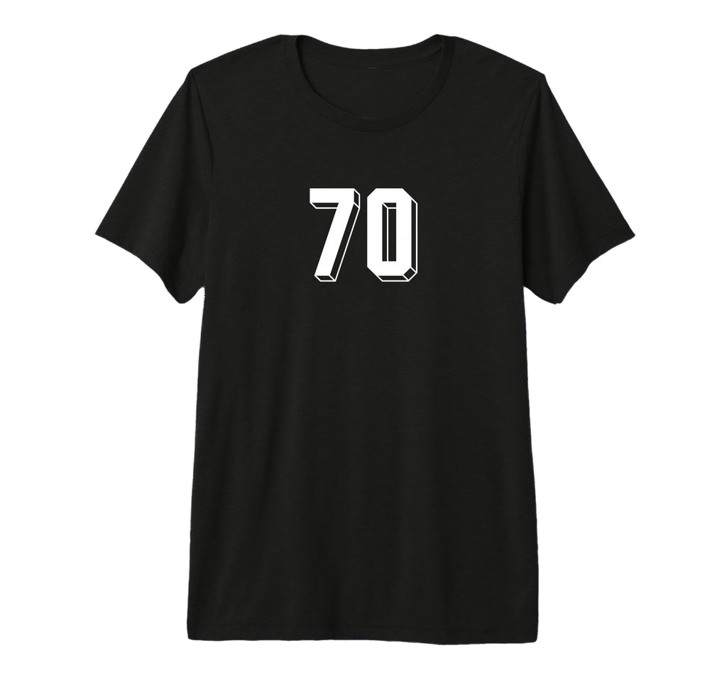 Number 70 80S 90S Soccer Team T-Shirt - Fun Novelty Design Men Women - T-Shirt, Sweatshirt, Hoodie