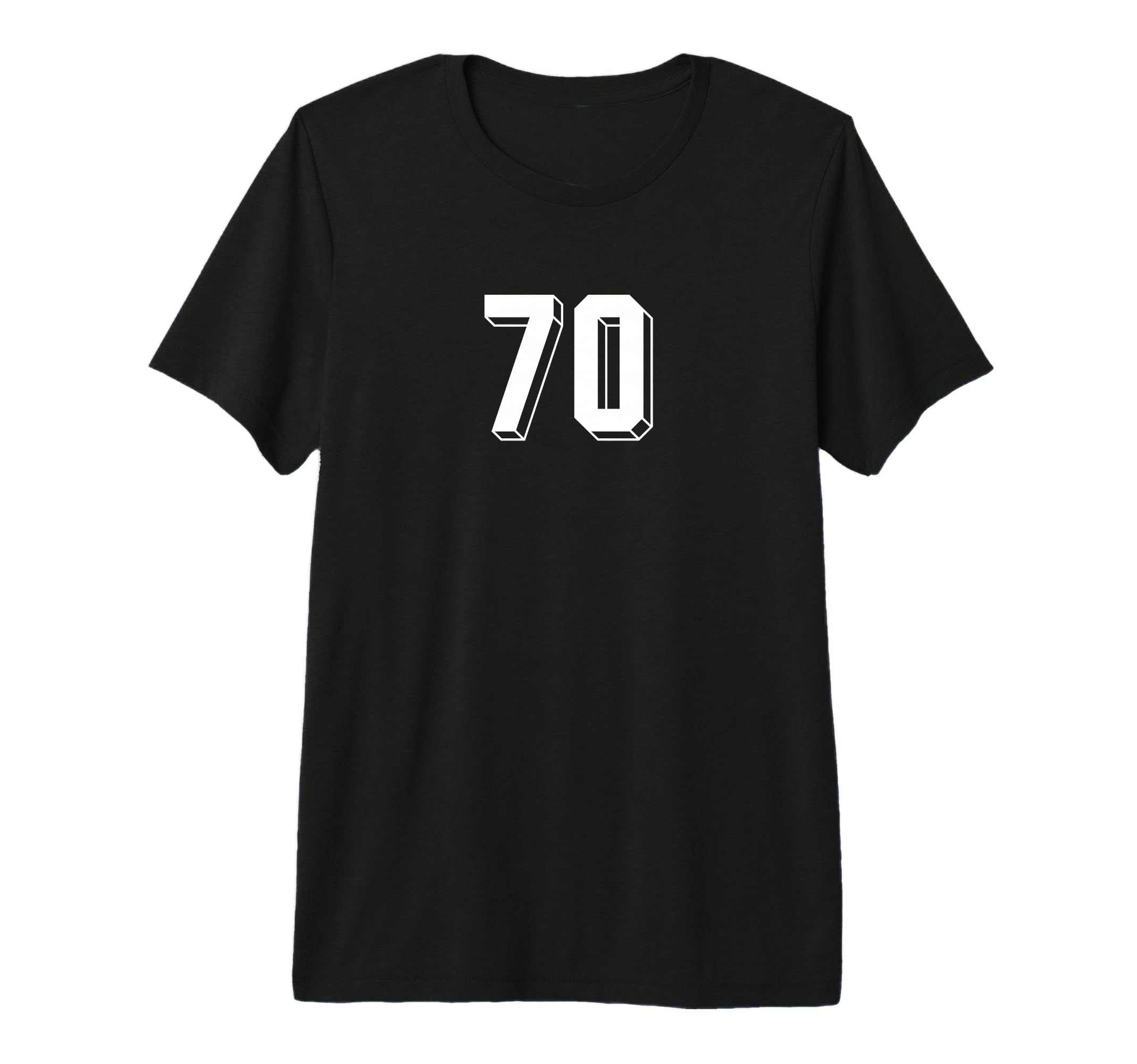 Number 70 80S 90S Soccer Team T-Shirt - Fun Novelty Design Men Women - T-Shirt, Sweatshirt, Hoodie