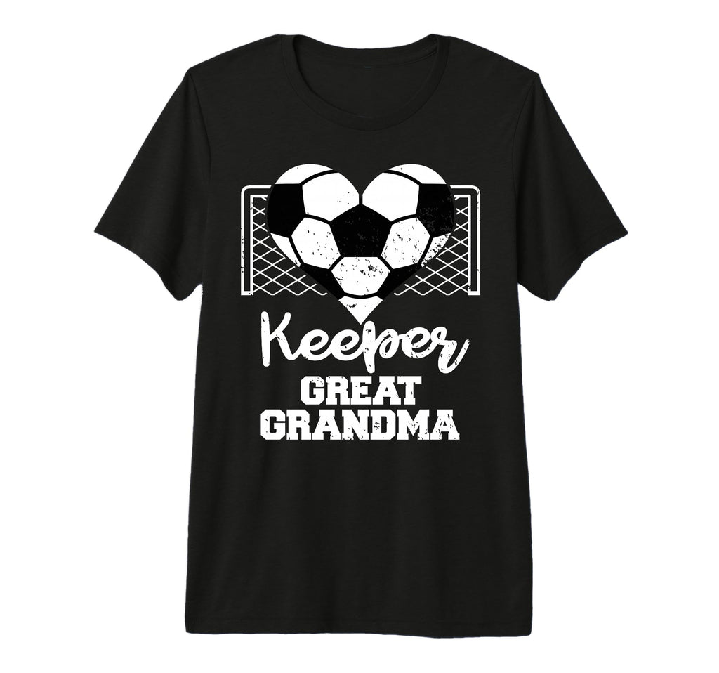 Keeper Great Grandma Funny Soccer T-Shirt - Minimalist Print Men Women - T-Shirt, Sweatshirt, Hoodie