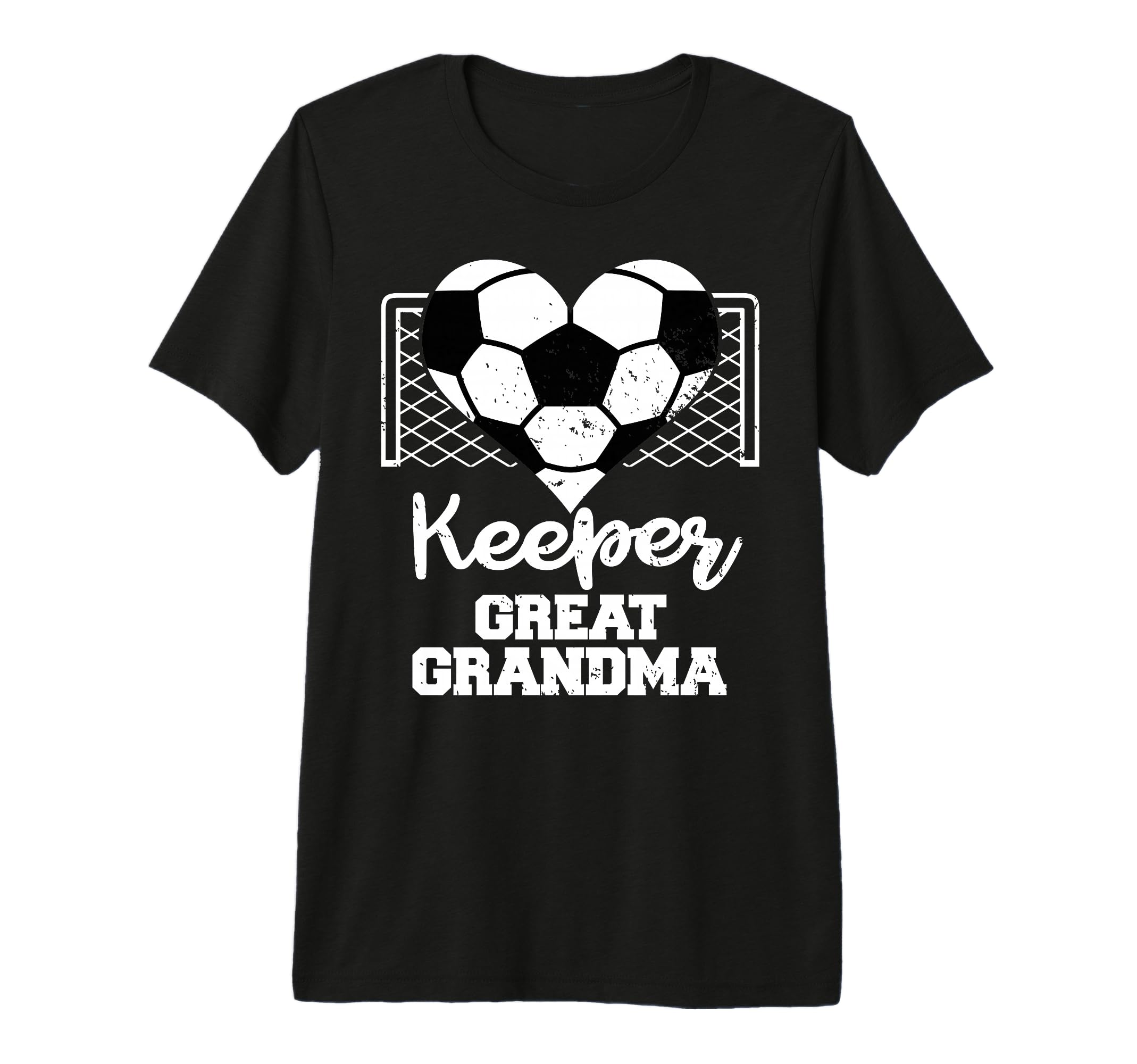 Keeper Great Grandma Funny Soccer T-Shirt - Minimalist Print Men Women - T-Shirt, Sweatshirt, Hoodie