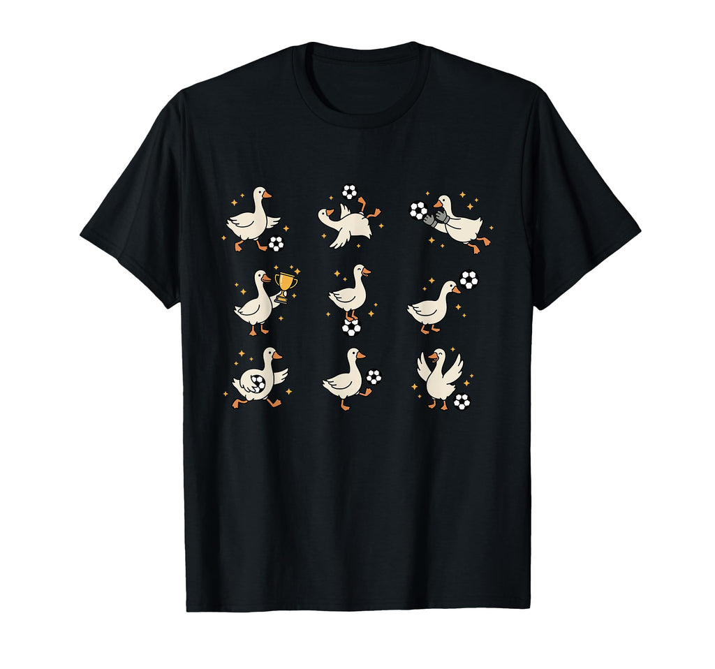 Silly Goose Playing Soccer Goalie T-Shirt - Streetwear Style for Adults - T-Shirt, Sweatshirt, Hoodie