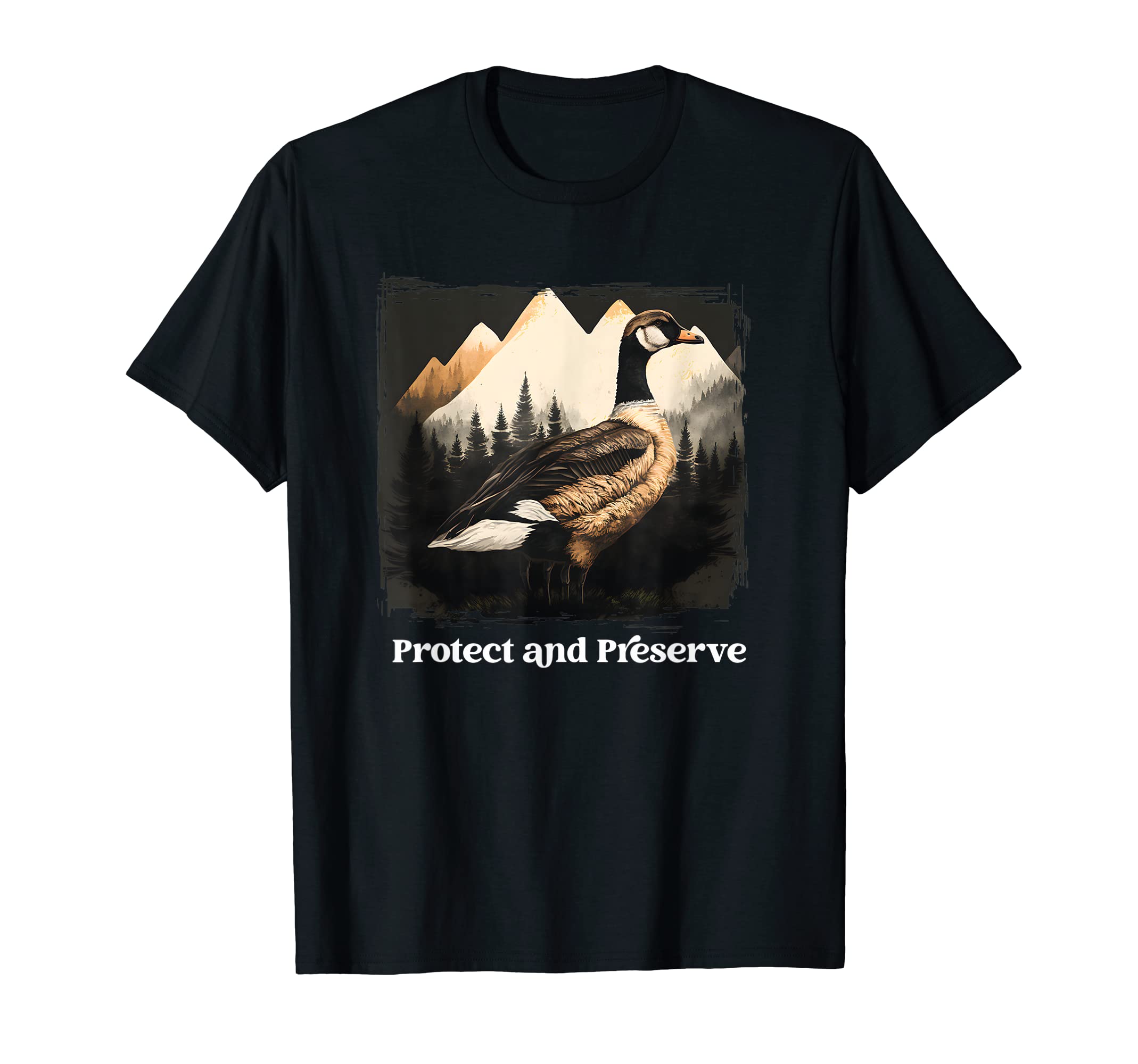 Preserve Protect National Park Duck Forest T-Shirt - Unique Graphic Unisex - T-Shirt, Sweatshirt, Hoodie