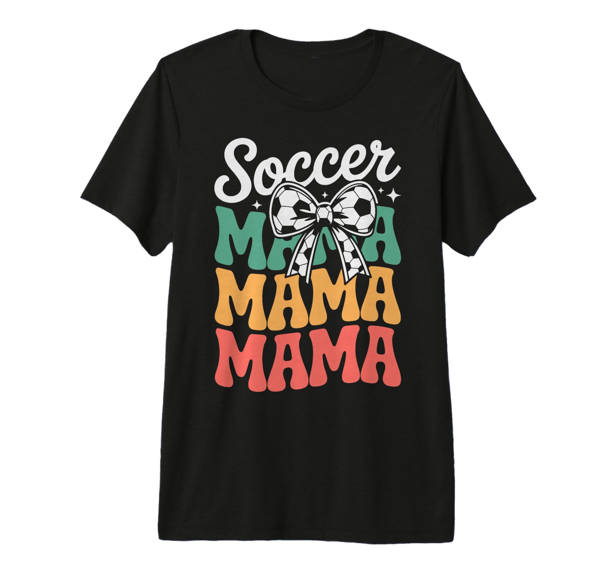 Groovy Soccer Football Player Mama Fan T-Shirt - Fun Novelty Design Unisex - T-Shirt, Sweatshirt, Hoodie
