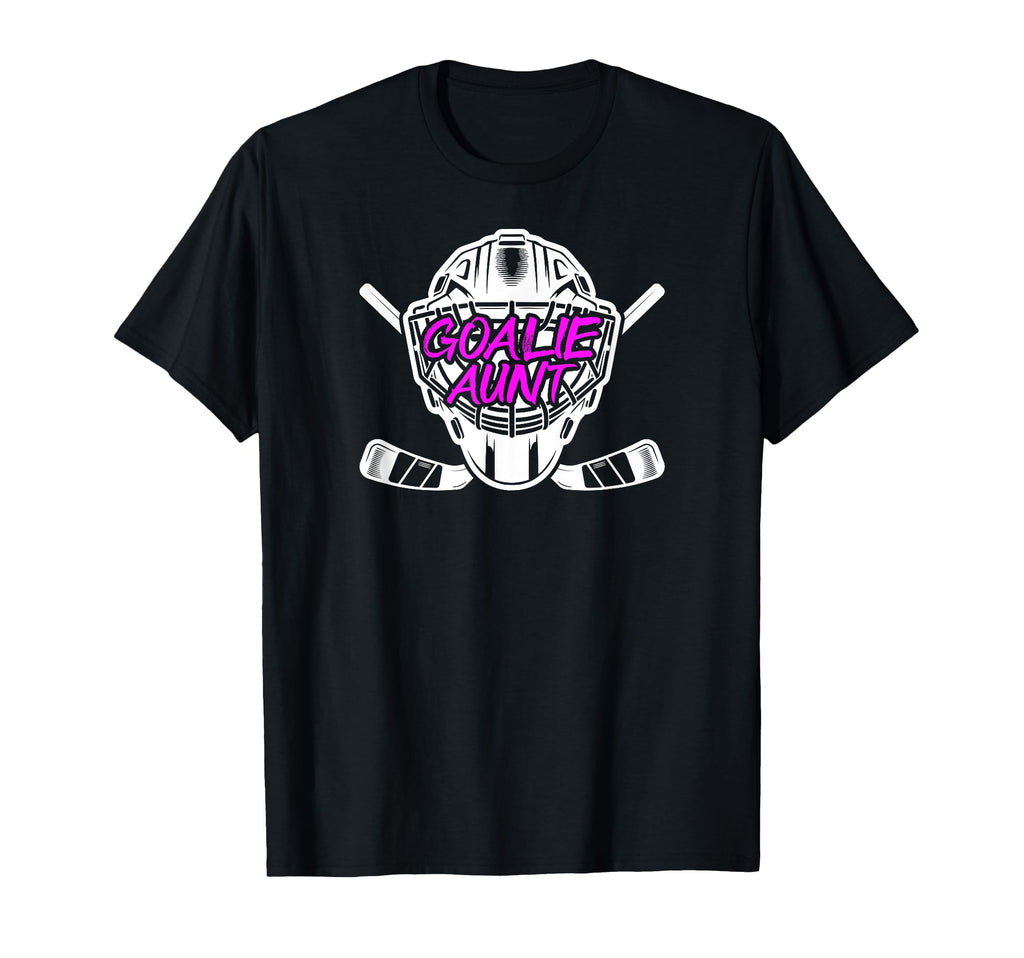 Ice Hockey Goalie Aunt Hockey Keeper T-Shirt - Aesthetic Graphic Men Women - T-Shirt, Sweatshirt, Hoodie