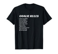 Goalie Rules Hockey Soccer Lacrosse T-Shirt - Minimalist Print Unisex - T-Shirt, Sweatshirt, Hoodie