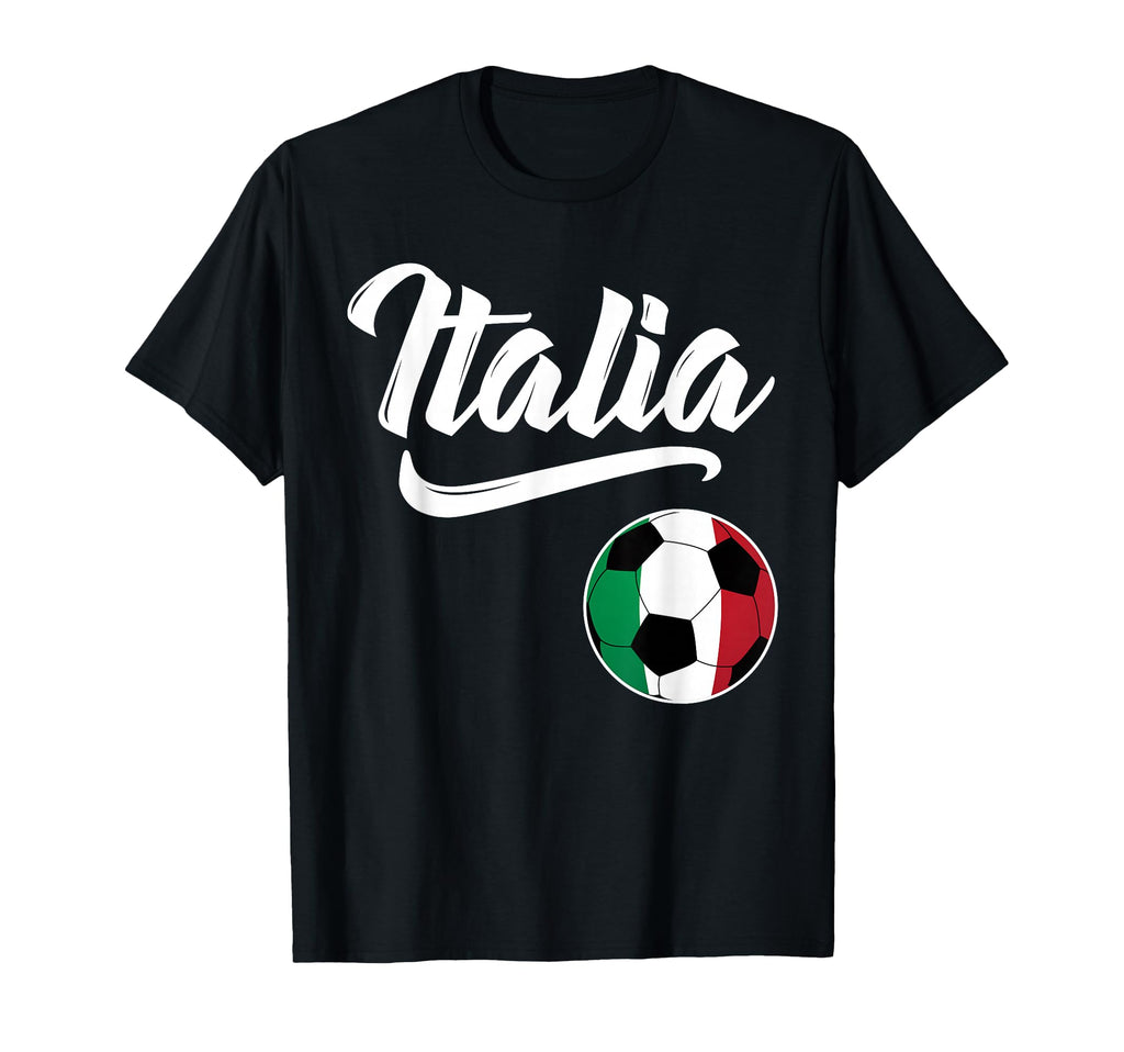 Italia Soccer Italy Flag Italian T-Shirt - Graphic Print Men Women - T-Shirt, Sweatshirt, Hoodie