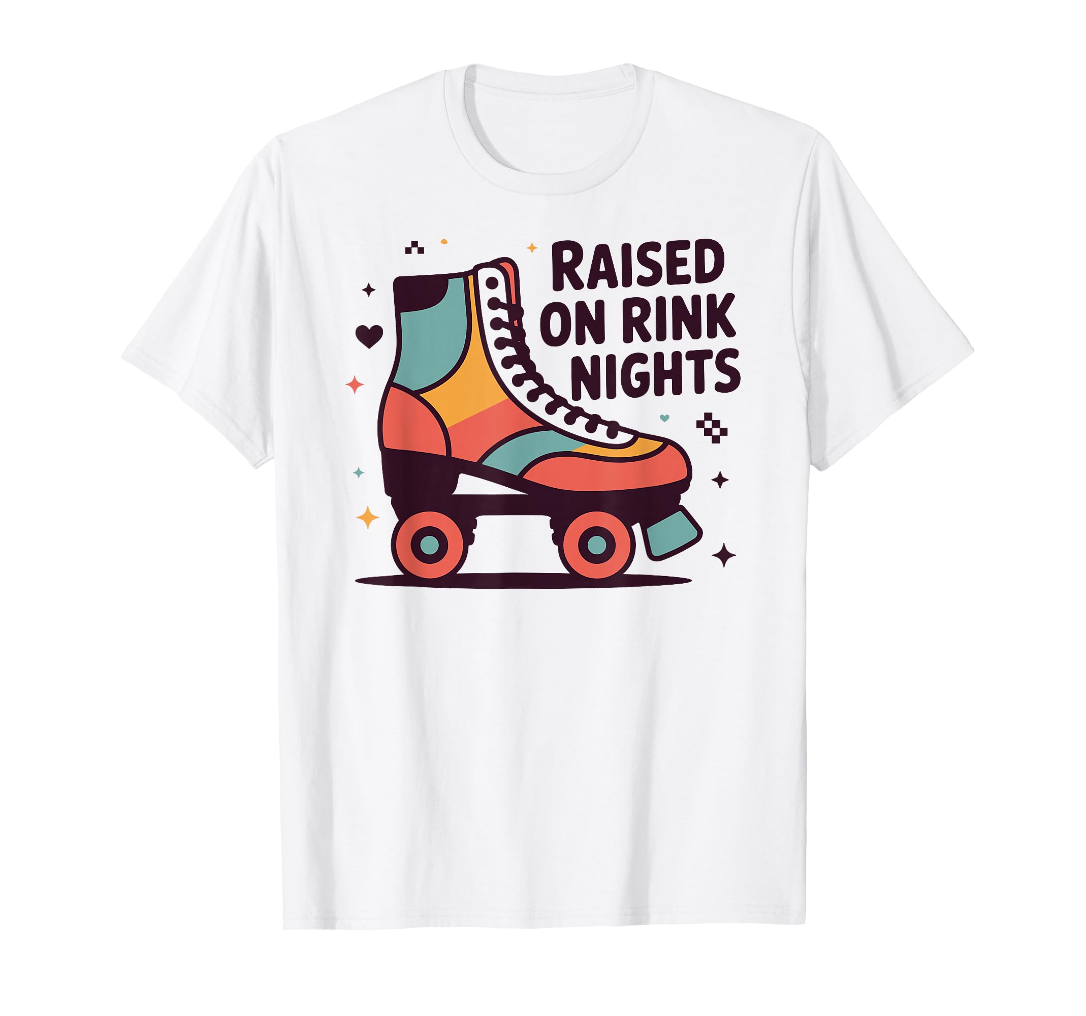 Roller Skating Nostalgia Skaters Hoodie - Fun Novelty Design for Adults - T-Shirt, Sweatshirt, Hoodie