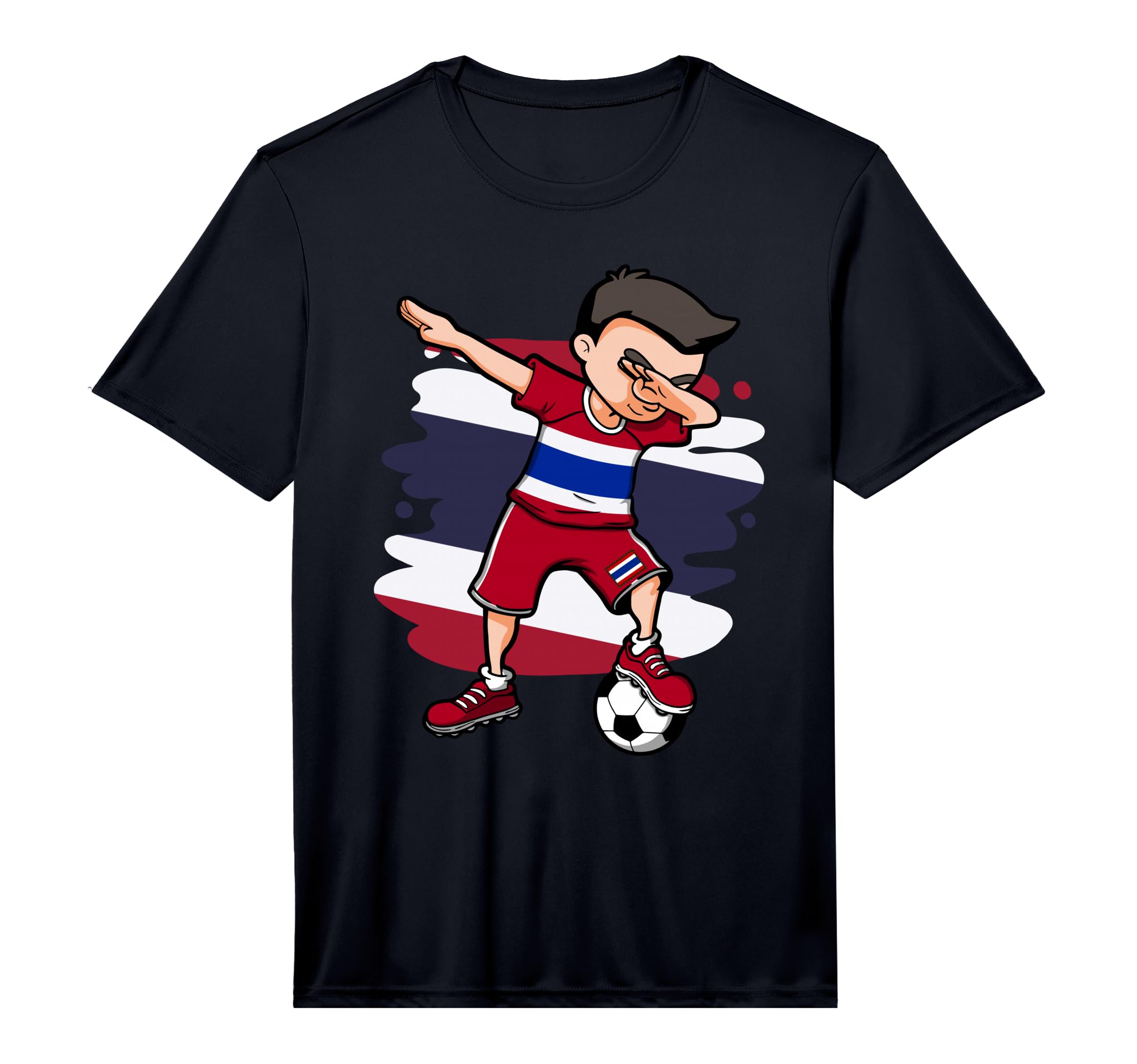 Dabbing Soccer Thailand Jersey Thai T-Shirt - Graphic Print Unisex - T-Shirt, Sweatshirt, Hoodie