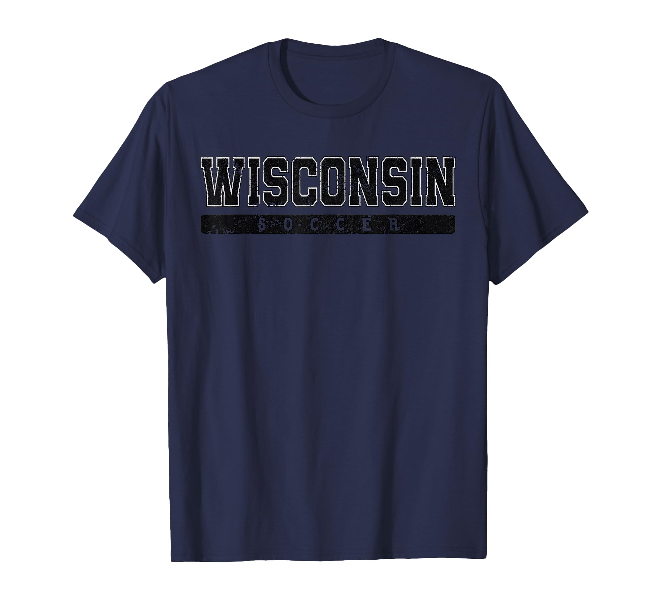 Wisconsin Soccer Tees Tanks Tops Sweatshirt - Graphic Print for Adults - T-Shirt, Sweatshirt, Hoodie