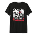 My Heart Is Out There Ball Mama Volleyball T-Shirt - Trendy Graphic Unisex - T-Shirt, Sweatshirt, Hoodie