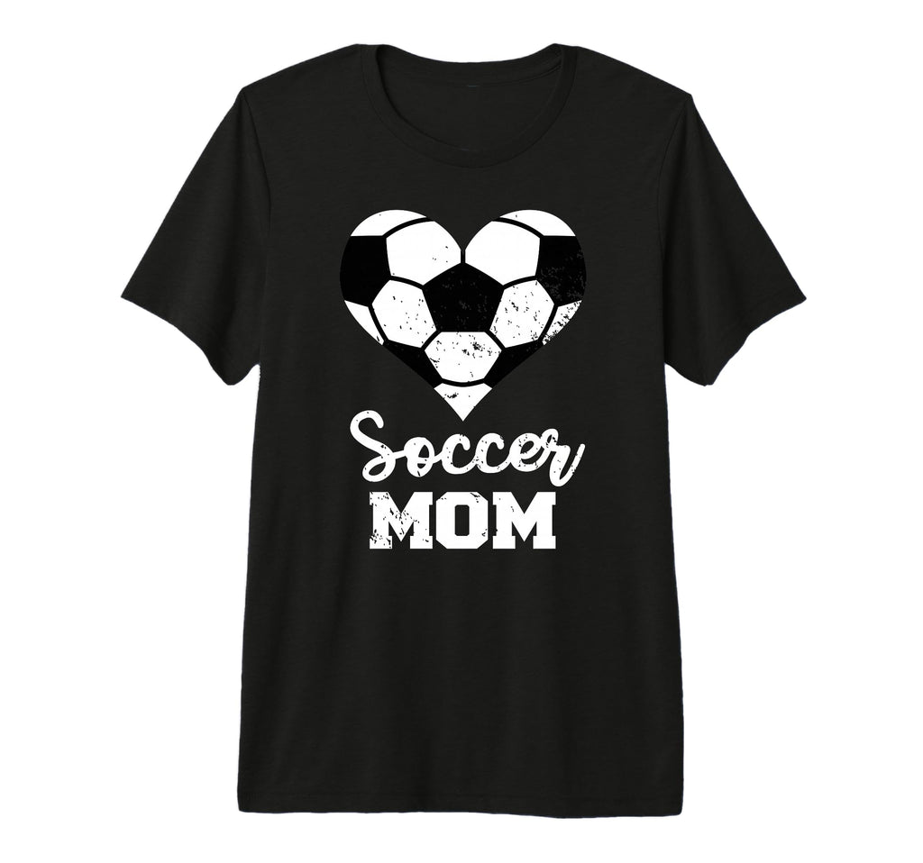 Soccer Mom Heart Funny Soccer Player T-Shirt - Minimalist Print Men Women - T-Shirt, Sweatshirt, Hoodie