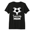 Soccer Mom Heart Funny Soccer Player T-Shirt - Minimalist Print Men Women - T-Shirt, Sweatshirt, Hoodie