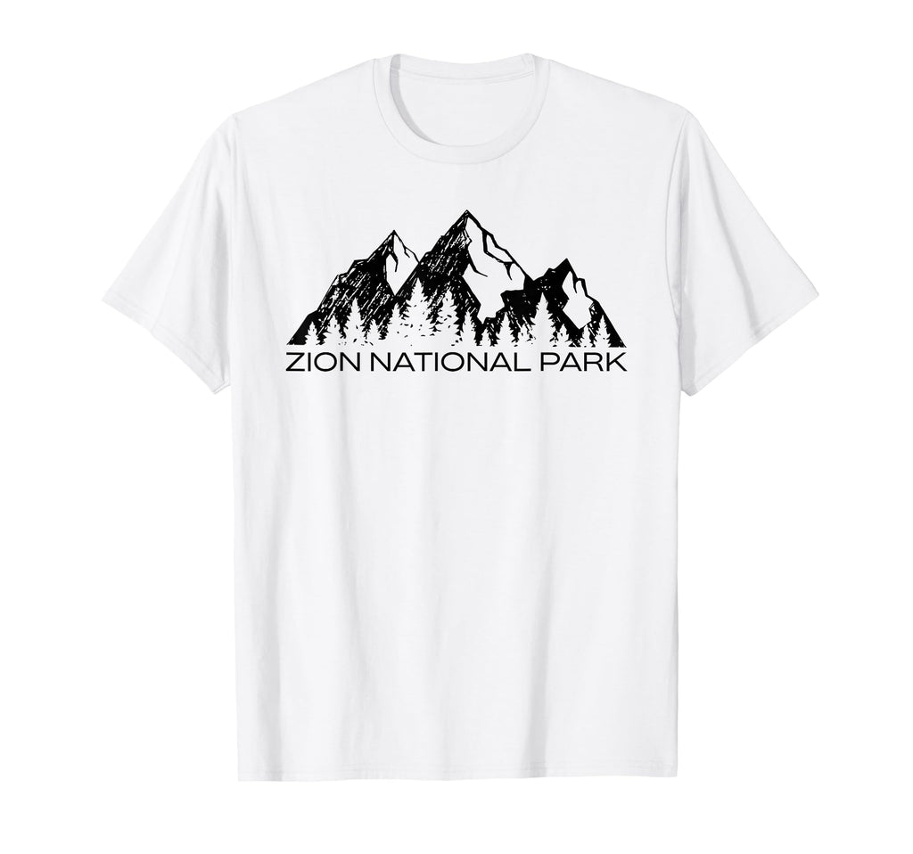 Zion National Park Zion Utah T-Shirt - Minimalist Print for Adults - T-Shirt, Sweatshirt, Hoodie