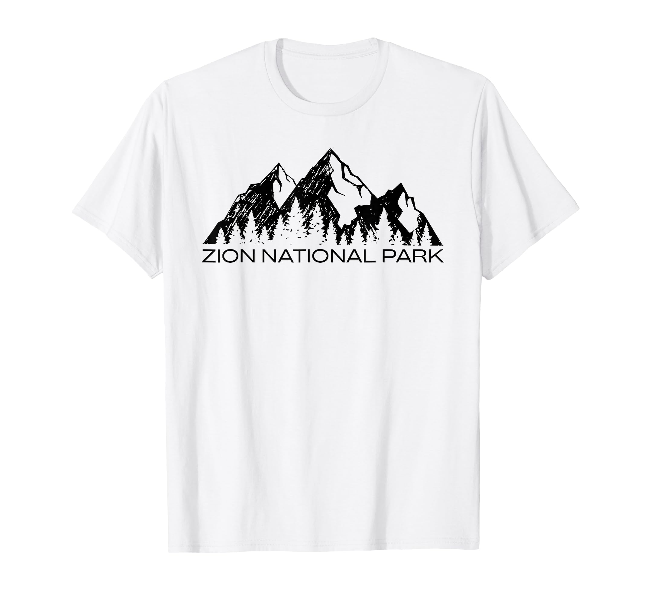 Zion National Park Zion Utah T-Shirt - Minimalist Print for Adults - T-Shirt, Sweatshirt, Hoodie