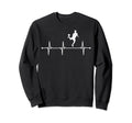 Soccer Player Heartbeat Soccer Sweatshirt - Casual Everyday Wear Unisex - T-Shirt, Sweatshirt, Hoodie