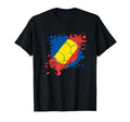 Soccer Ball Flag Romania T-Shirt - Novelty Apparel Unisex - T-Shirt, Sweatshirt, Hoodie