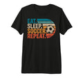 Eat Sleep Soccer Repet Goalie T-Shirt - Fun Novelty Design for Adults - T-Shirt, Sweatshirt, Hoodie