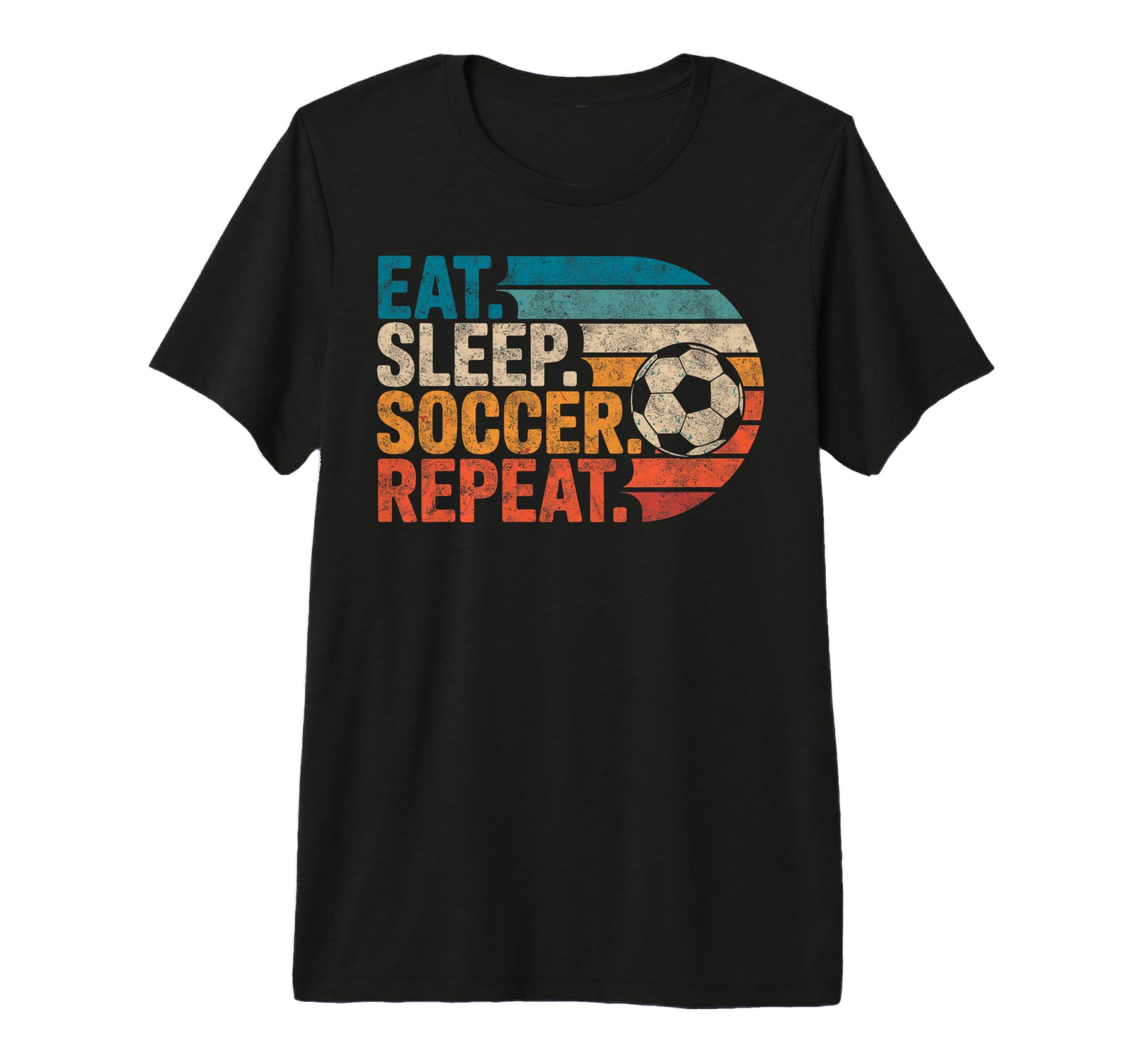 Eat Sleep Soccer Repet Goalie T-Shirt - Fun Novelty Design for Adults - T-Shirt, Sweatshirt, Hoodie