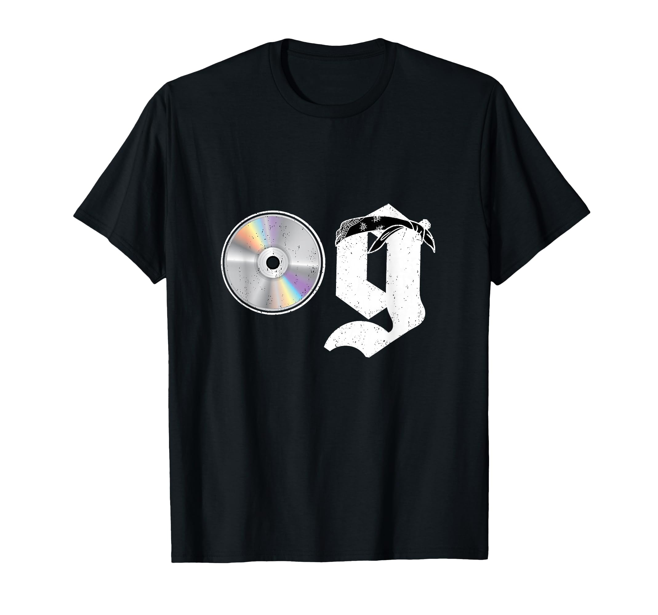 Old School Dad Og Hip Hop Head Cd T-Shirt - Trendy Graphic for Adults - T-Shirt, Sweatshirt, Hoodie