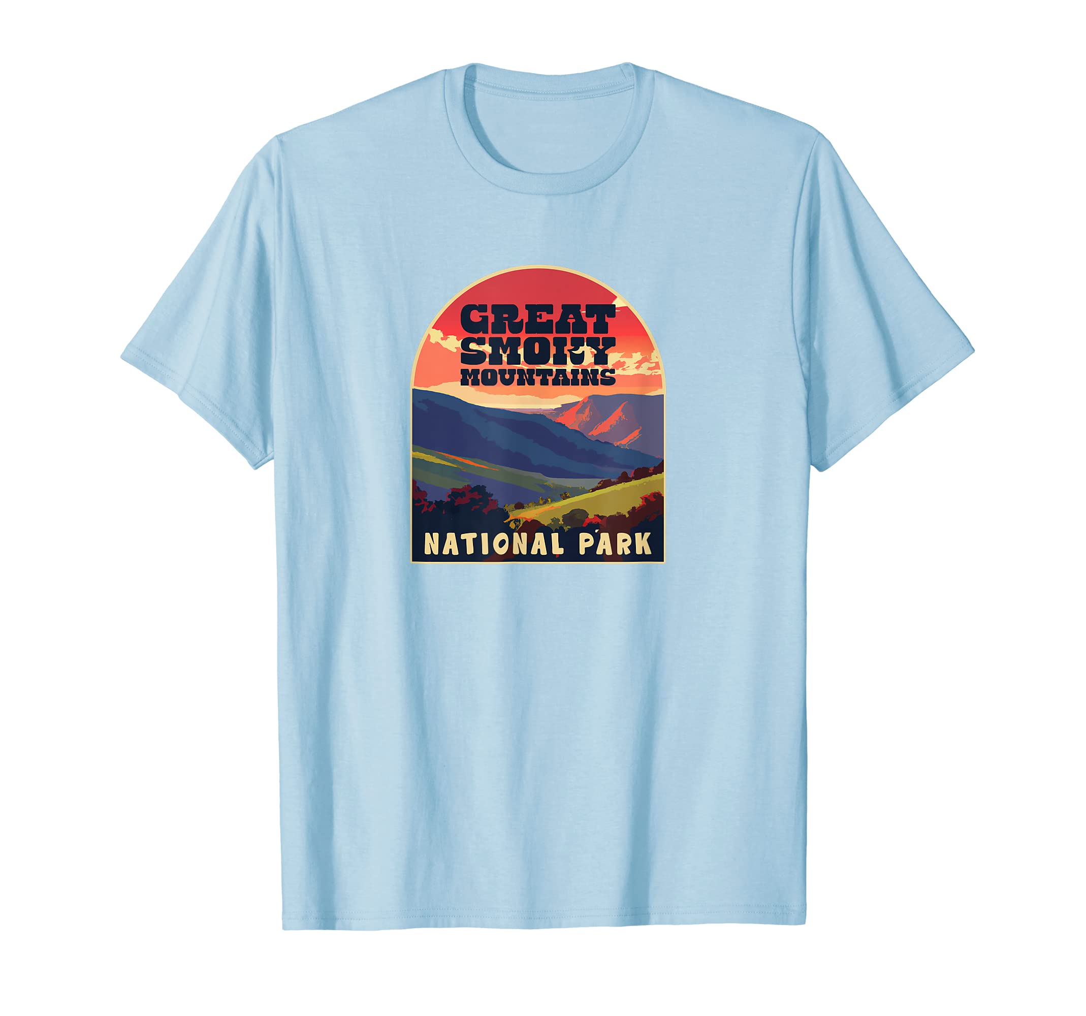 Great Smoky Mountains National Park Wpa T-Shirt - Trendy Graphic Unisex - T-Shirt, Sweatshirt, Hoodie