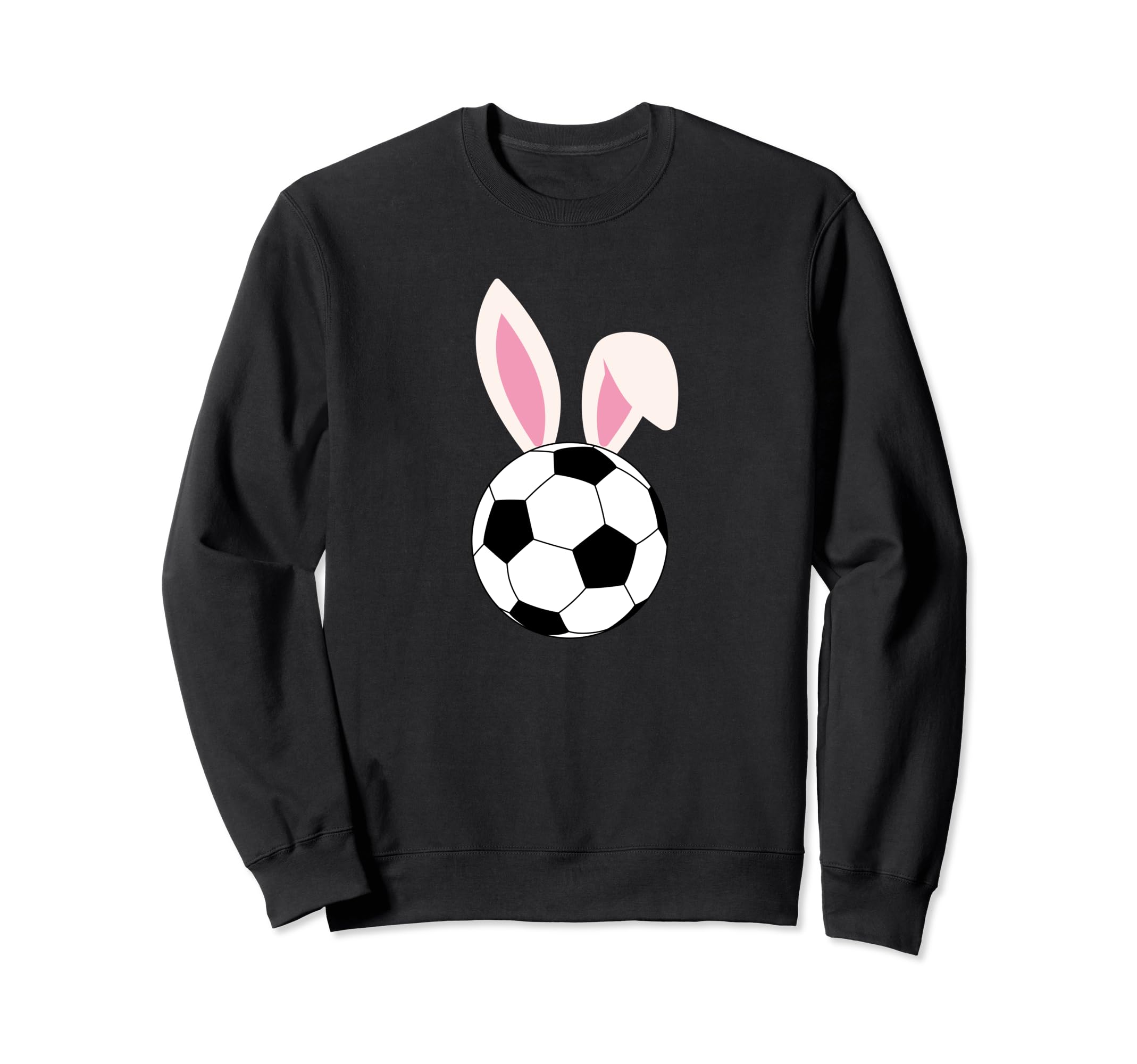 Funny Easter Bunny Soccer Ball Sweatshirt - Casual Everyday Wear Unisex - T-Shirt, Sweatshirt, Hoodie