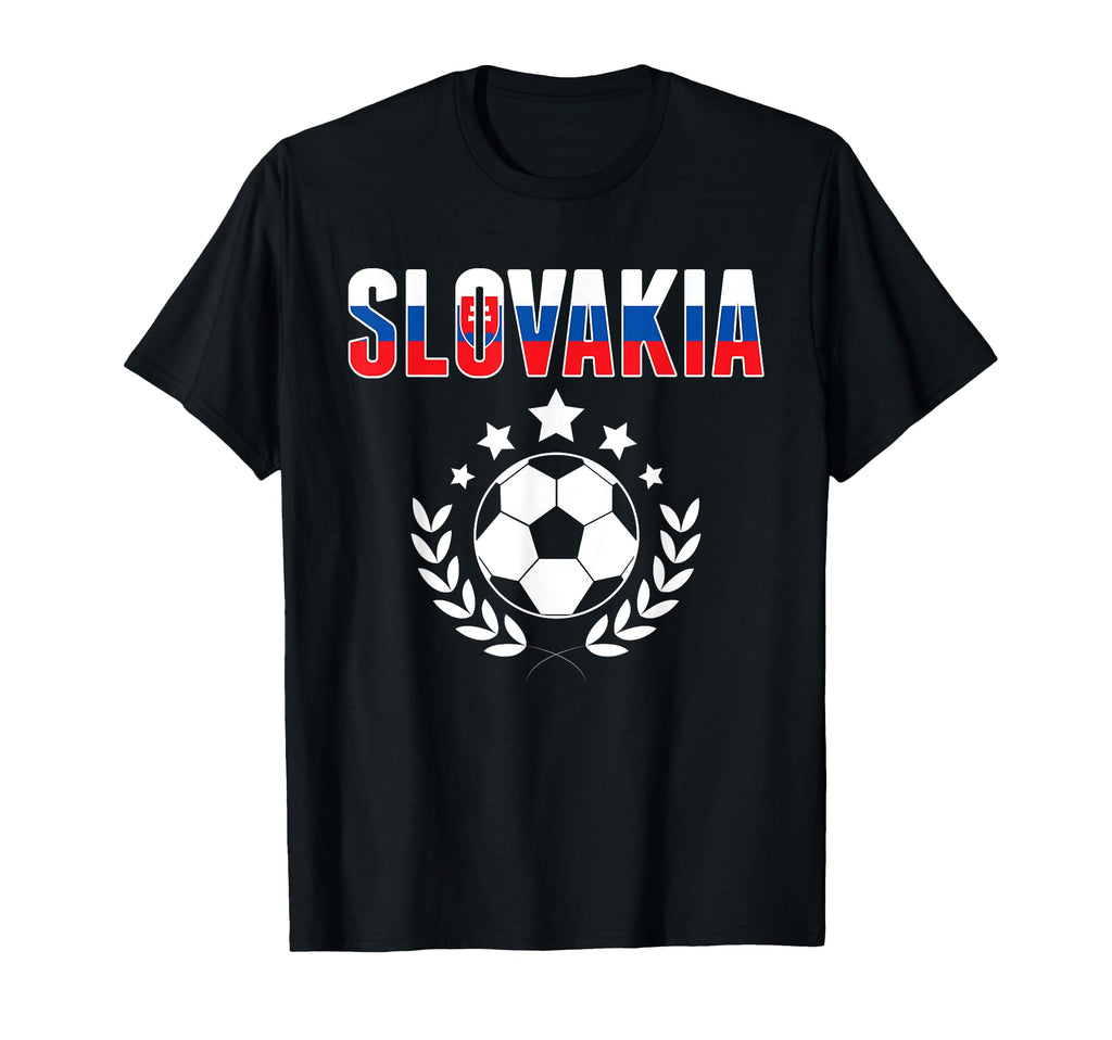 Slovakia Soccer Fans Jersey Slovak Flag T-Shirt - Graphic Print for Adults - T-Shirt, Sweatshirt, Hoodie