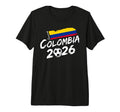 Colombia Soccer Football Game Player Fan T-Shirt - Graphic Print Men Women - T-Shirt, Sweatshirt, Hoodie
