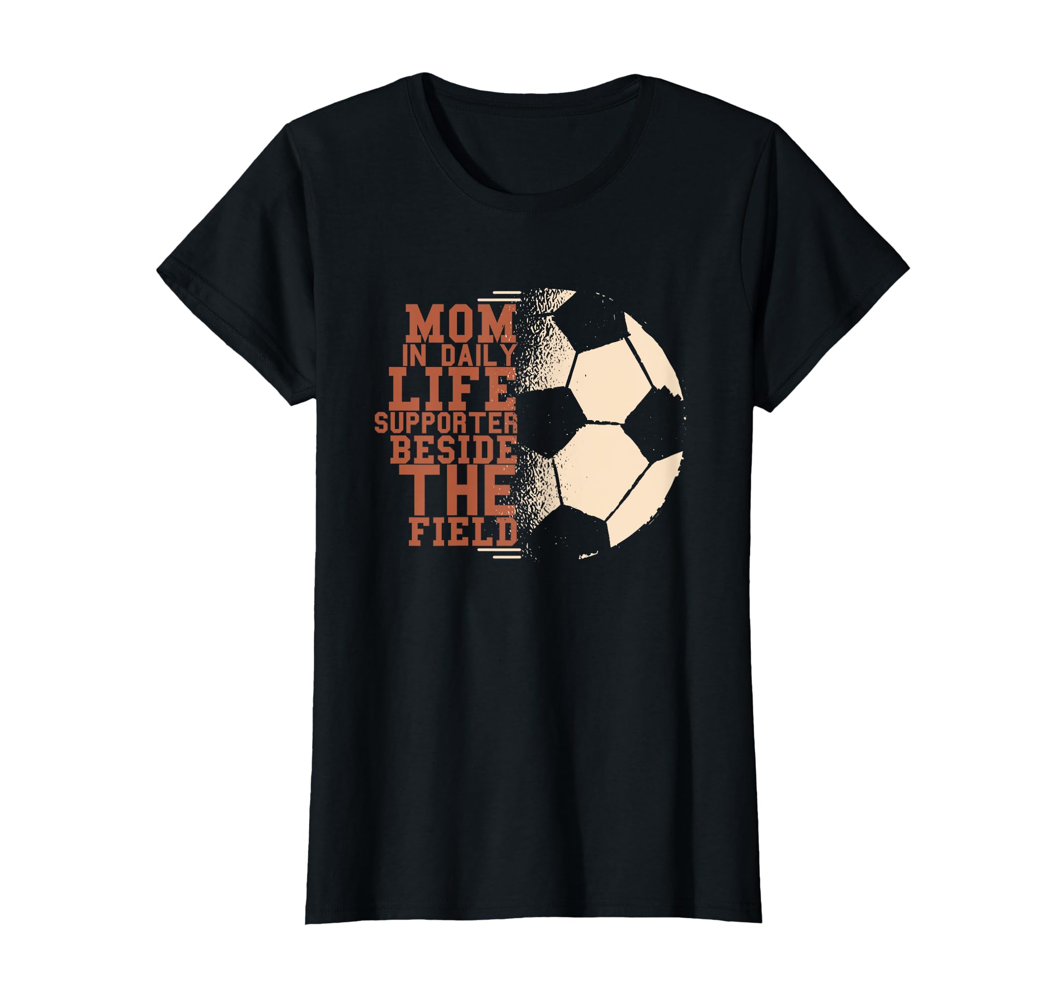 Mom Daily Life Supports Football Soccer T-Shirt - Minimalist Print Unisex - T-Shirt, Sweatshirt, Hoodie