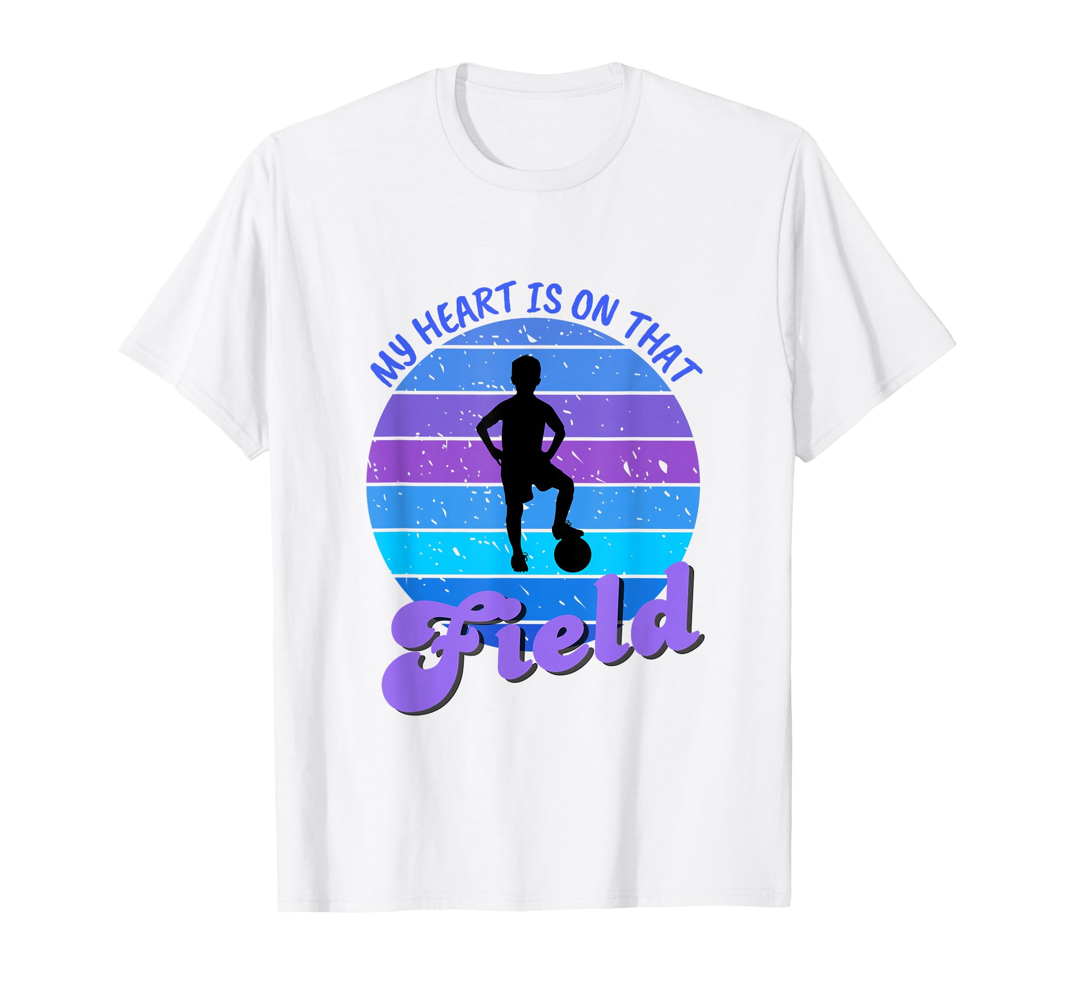 Soccer Mom My Heart Is That Field T-Shirt - Fun Novelty Design Men Women - T-Shirt, Sweatshirt, Hoodie