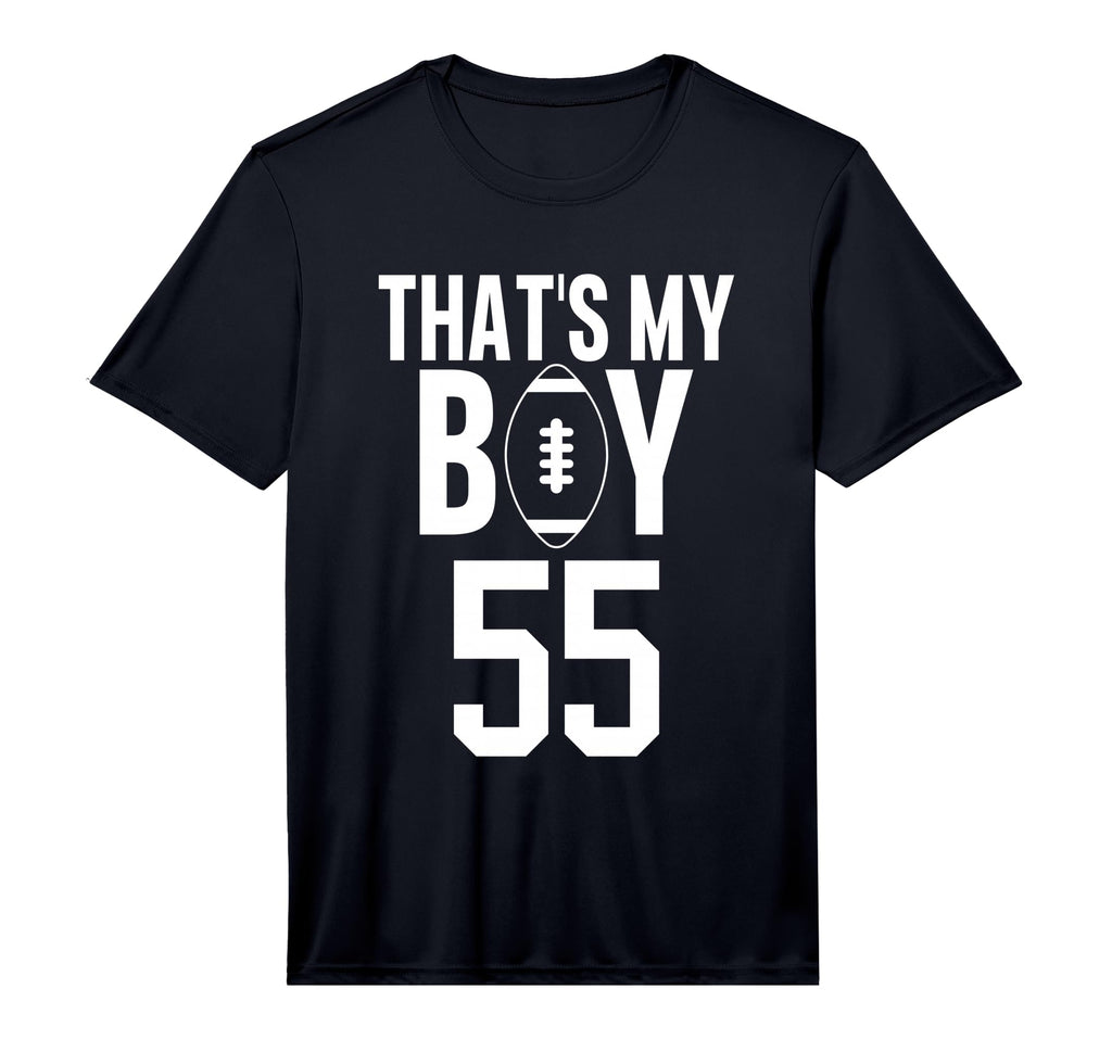 Thats My Football 55 Jersey Number 55 T-Shirt - Unique Graphic Men Women - T-Shirt, Sweatshirt, Hoodie