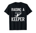 Raising Soccer Keeper Dad Soccer Goalkeeper T-Shirt - Graphic Print Unisex - T-Shirt, Sweatshirt, Hoodie
