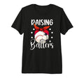 Raising Ballers Soccer Baseball T-Shirt - Fun Novelty Design for Adults - T-Shirt, Sweatshirt, Hoodie