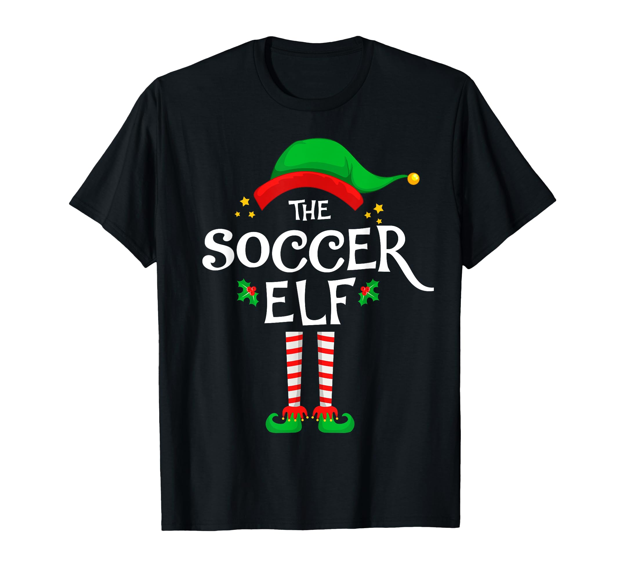 Soccer Elf Family Matching Group T-Shirt - Casual Everyday Wear Men Women - T-Shirt, Sweatshirt, Hoodie