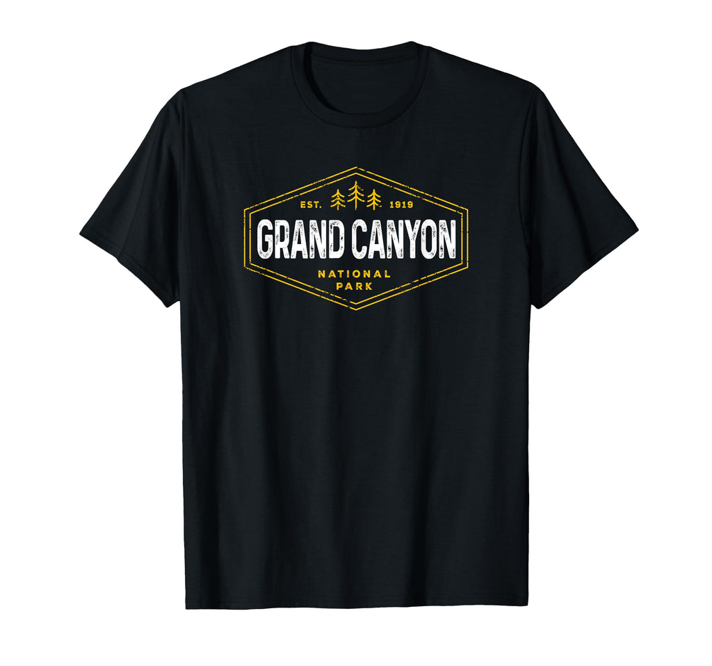 Grand Canyon National Park Hexagon T-Shirt - Novelty Apparel Men Women - T-Shirt, Sweatshirt, Hoodie