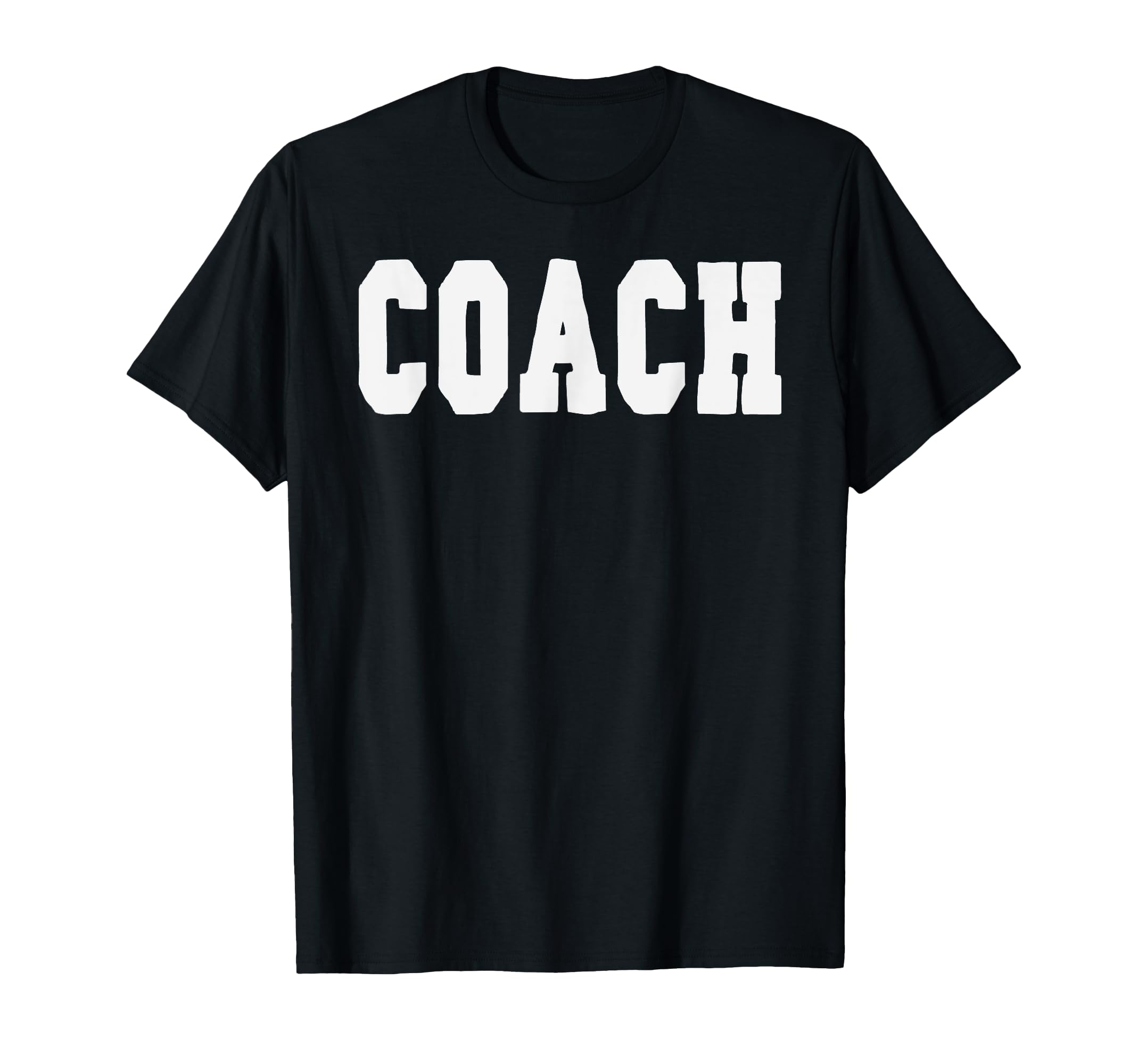 Coach Bold Lettering Halloween T-Shirt - Aesthetic Graphic for Adults - T-Shirt, Sweatshirt, Hoodie