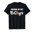 Proud My Funny Football Soccer Mom T-Shirt - Custom Art Print Unisex - T-Shirt, Sweatshirt, Hoodie