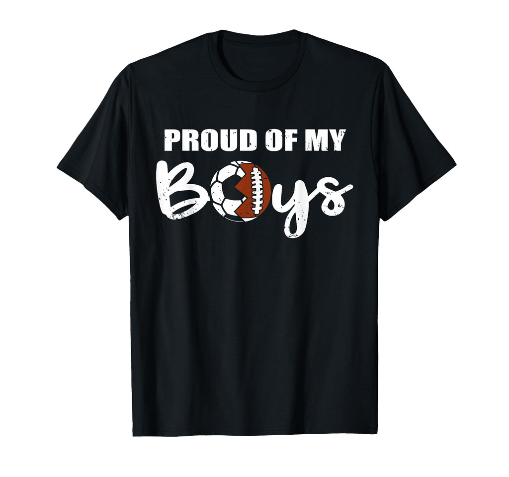 Proud My Funny Football Soccer Mom T-Shirt - Unique Graphic Men Women - T-Shirt, Sweatshirt, Hoodie