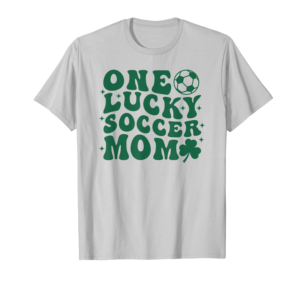 One Lucky Soccer Mom St Patricks Day T-Shirt - Aesthetic Graphic Men Women - T-Shirt, Sweatshirt, Hoodie