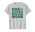 One Lucky Soccer Mom St Patricks Day T-Shirt - Aesthetic Graphic Men Women - T-Shirt, Sweatshirt, Hoodie