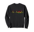 Ghana Soccer Team Ghana Heartbeat Sweatshirt - Custom Art Print for Adults - T-Shirt, Sweatshirt, Hoodie