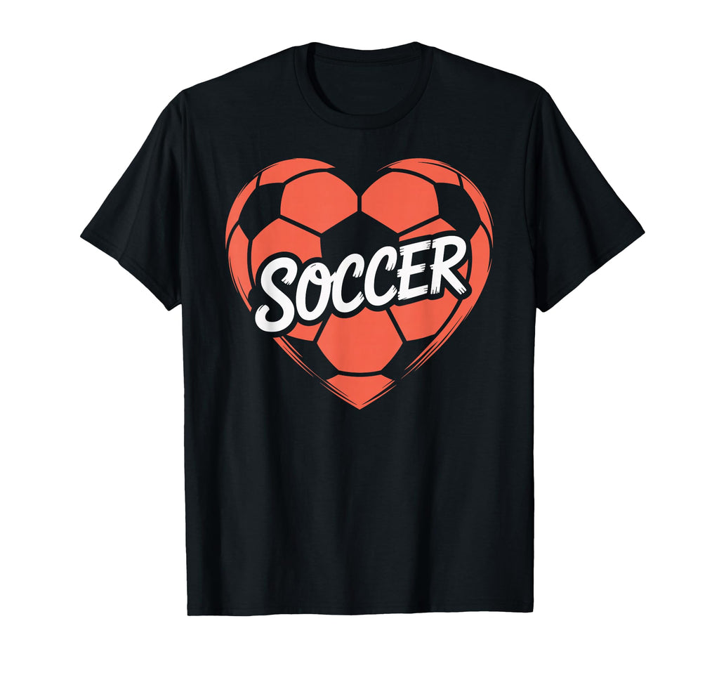 Soccer Heart T-Shirt - Fun Novelty Design Unisex - T-Shirt, Sweatshirt, Hoodie