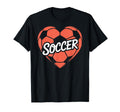 Soccer Heart T-Shirt - Fun Novelty Design Unisex - T-Shirt, Sweatshirt, Hoodie