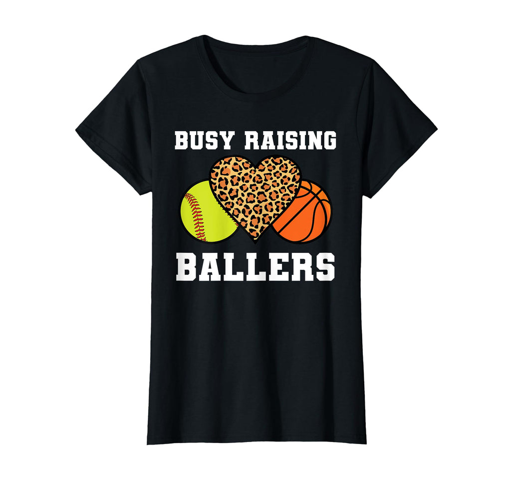 Busy Raising Ballers Softball T-Shirt - Graphic Print Men Women - T-Shirt, Sweatshirt, Hoodie