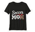 Womens Fun Soccer Mom Hearts Tri T-Shirt - Fun Novelty Design for Adults - T-Shirt, Sweatshirt, Hoodie