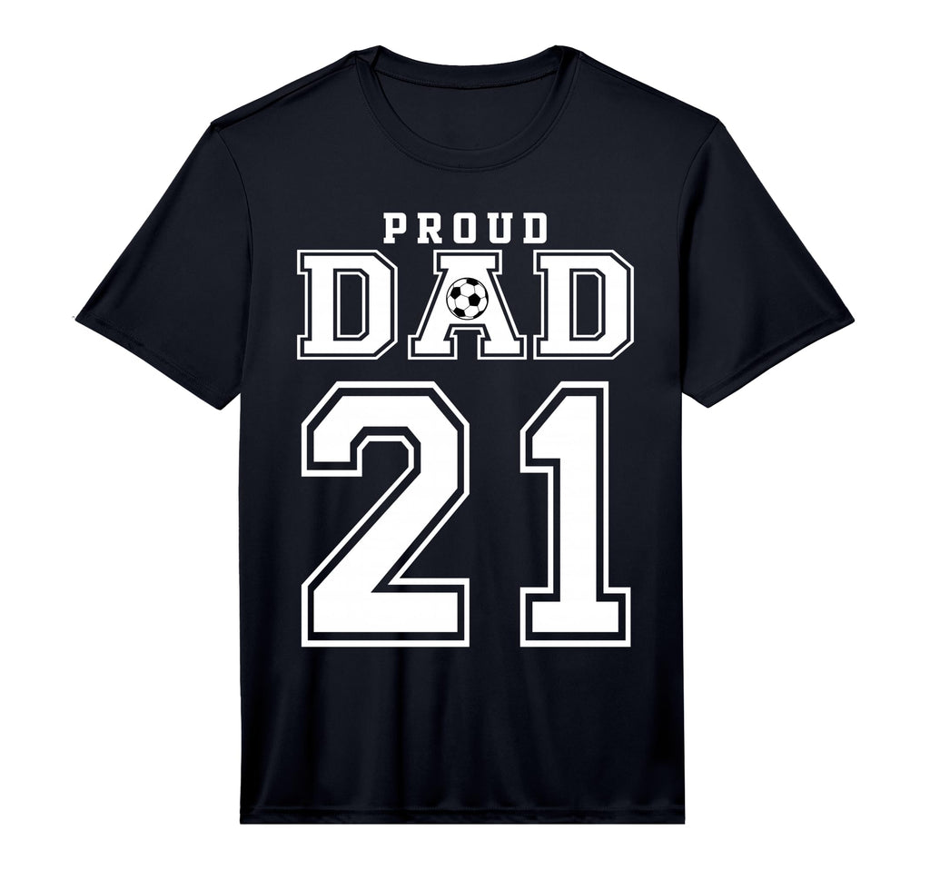 Number 21 Custom Proud Soccer Futbol T-Shirt - Casual Everyday Wear Unisex - T-Shirt, Sweatshirt, Hoodie