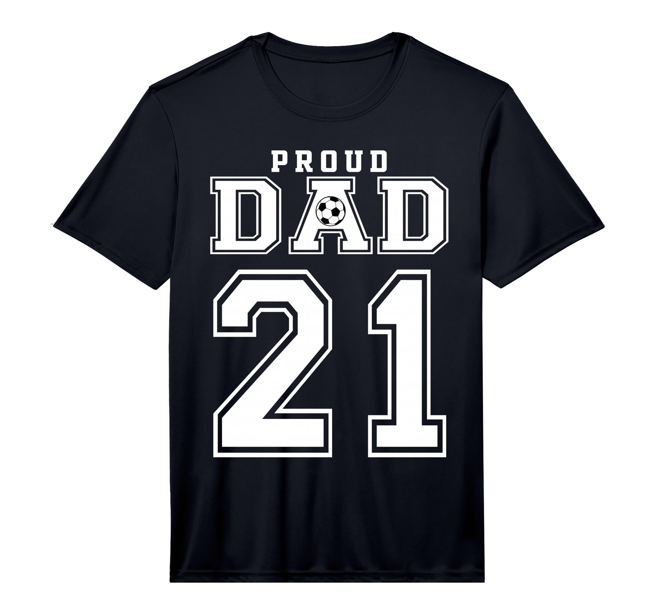 Number 21 Custom Proud Soccer Futbol T-Shirt - Aesthetic Graphic Men Women - T-Shirt, Sweatshirt, Hoodie
