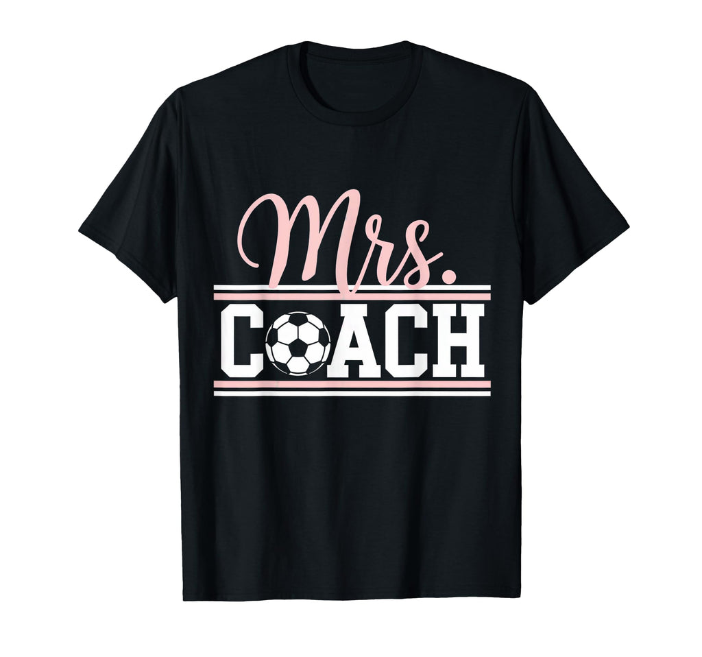 Mrs Soccer Coach Coaches Wives T-Shirt - Aesthetic Graphic Unisex - T-Shirt, Sweatshirt, Hoodie