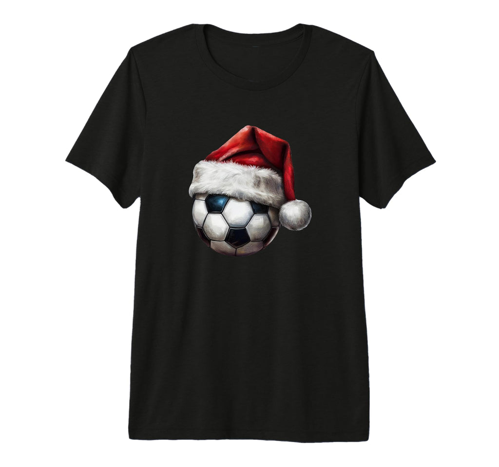 Soccer Ball Santa Hat Family T-Shirt - Streetwear Style for Adults - T-Shirt, Sweatshirt, Hoodie