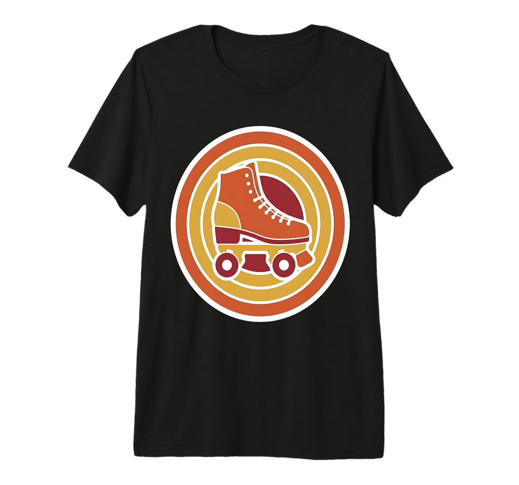 Roller Skate Circle Skating Tri Blend T-Shirt - Unique Graphic for Adults - T-Shirt, Sweatshirt, Hoodie