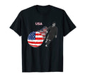 Usa Flag Football Player World Game T-Shirt - Minimalist Print Men Women - T-Shirt, Sweatshirt, Hoodie